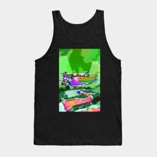 Abstract lava car Tank Top